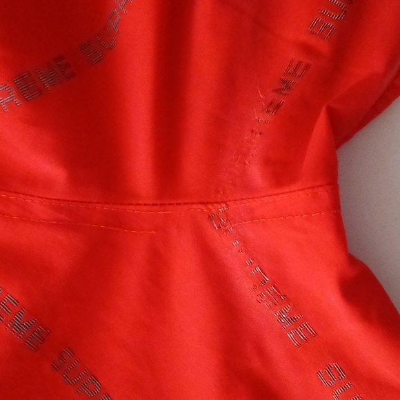 SUPREME REFLECTIVE text track pants size XL orange - Picture 16 of 16